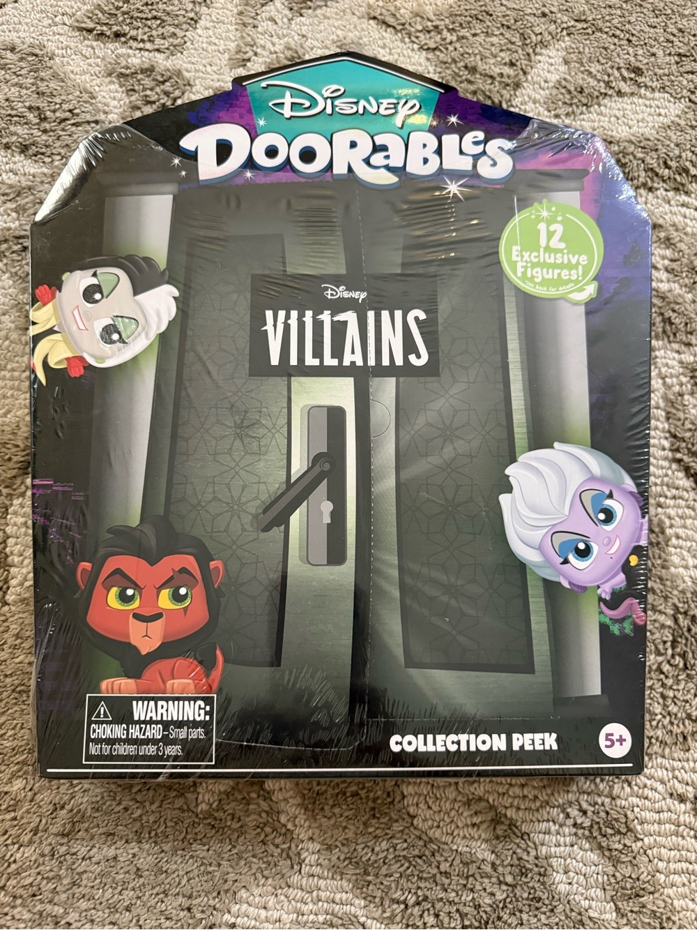 Disney Doorables Villains Kids Playset - Black & Green